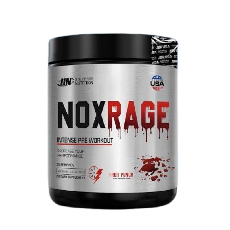 NOX RAGE PRE WORKOUT 100% USA UN