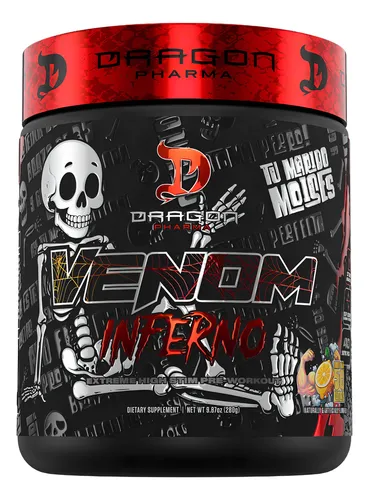 Pre entreno Venom Inferno 40 servicios - DRAGON PHARMA